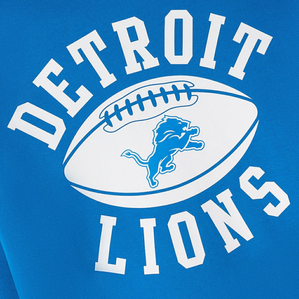 Detroit Lions OVO x NFL Unisex Full-Zip Waffle-Lined Hoodie - Blue for sale