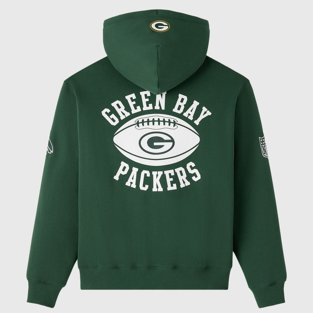 Green Bay Packers OVO x NFL Unisex Full-Zip Waffle-Lined Hoodie - Green sale
