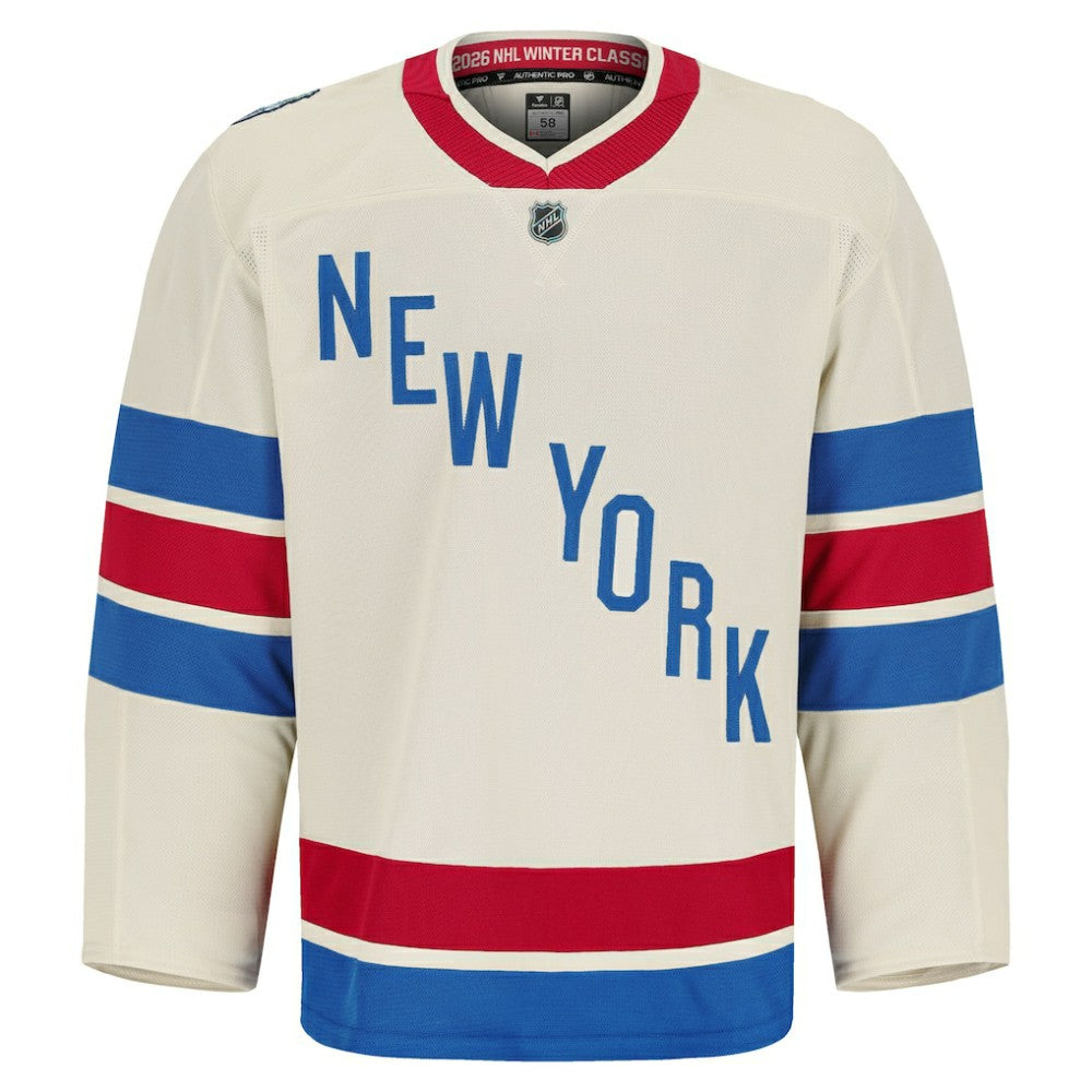 New York Rangers Fanatics 2026 NHL Winter Classic Authentic Pro Jersey - Beige Jerseys