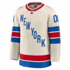 New York Rangers Fanatics 2026 NHL Winter Classic Premium Custom Jersey - Beige Jerseys