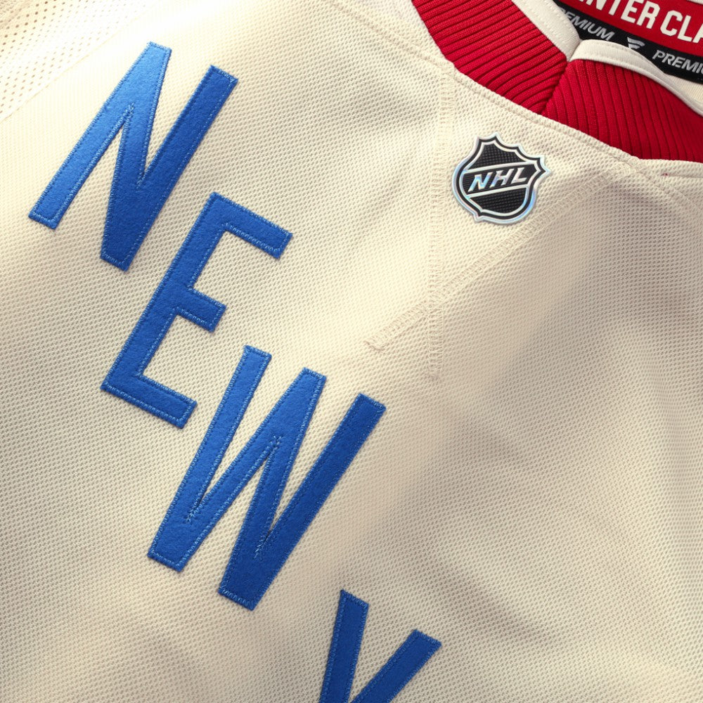 New York Rangers Fanatics 2026 NHL Winter Classic Premium Custom Jersey - Beige Jerseys