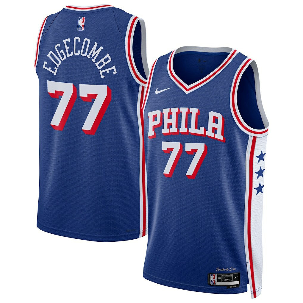VJ Edgecombe Philadelphia 76ers Unisex Swingman Jersey - Icon Edition - Royal online