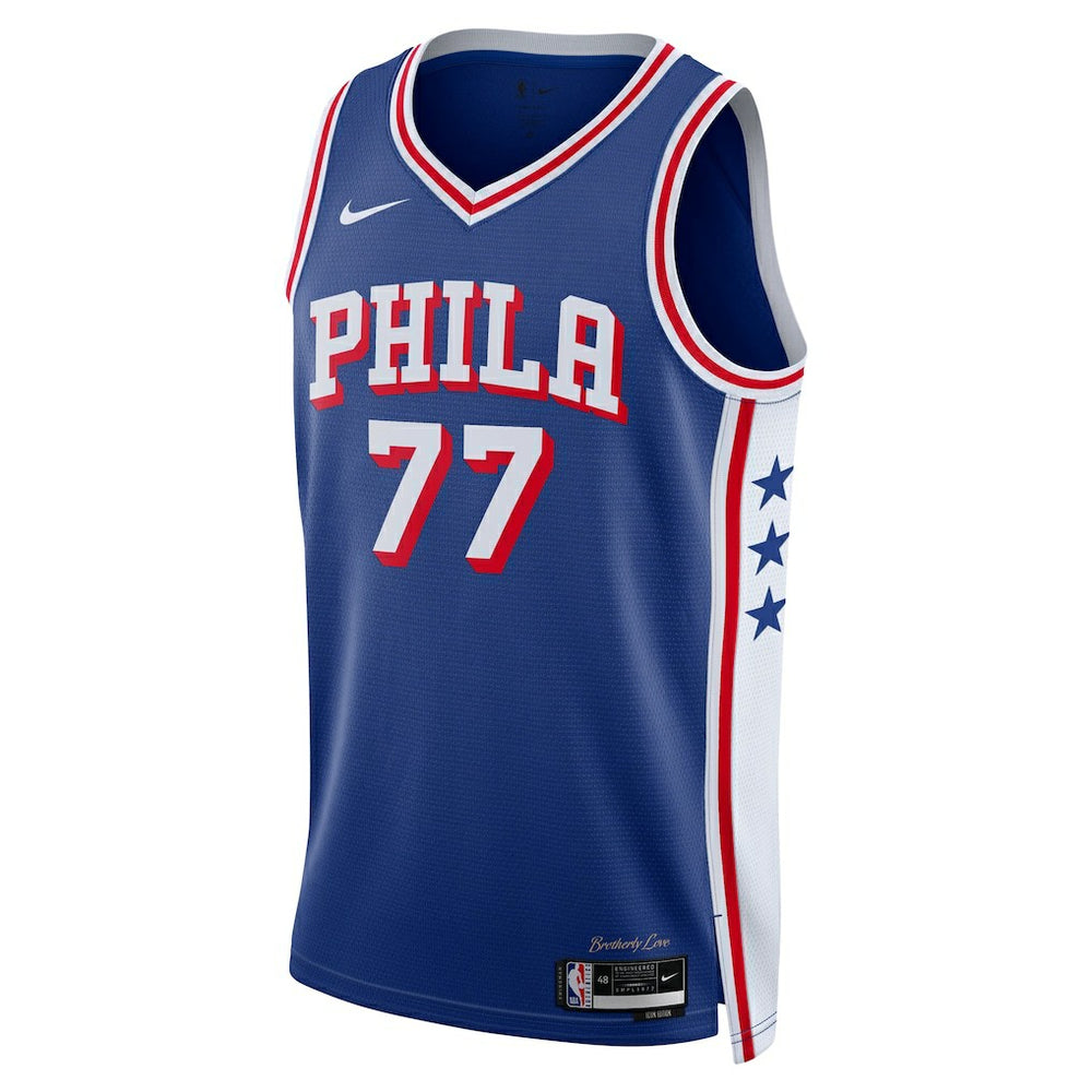 VJ Edgecombe Philadelphia 76ers Unisex Swingman Jersey - Icon Edition - Royal online