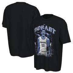 Ja Morant Memphis Grizzlies Unisex 2025/26 City Edition Player Graphic T-Shirt - Black for sale