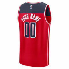 Washington Wizards Fastbreak Custom Jersey - Red - Icon Edition sale