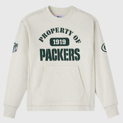 Green Bay Packers OVO x NFL Unisex Fleece Sweatshirt - Heather Gray cheap