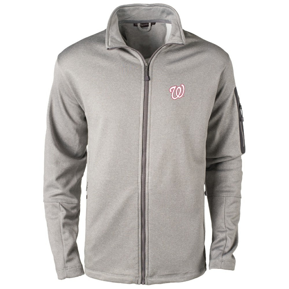Washington Nationals Dunbrooke Pacific Full-Zip Fleece Jacket Heather Gray