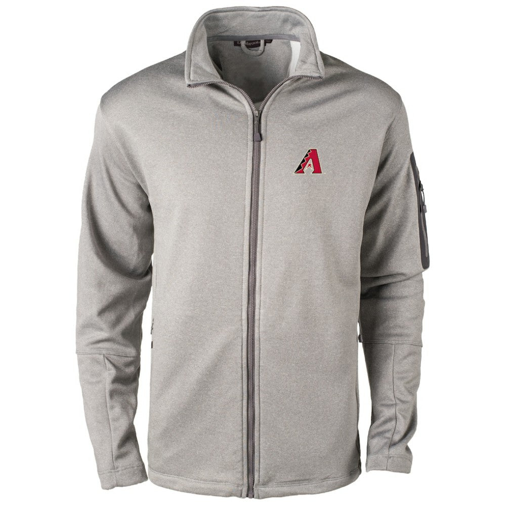 Arizona Diamondbacks Dunbrooke Pacific Full-Zip Fleece Jacket Heather Gray