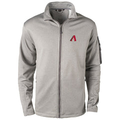Arizona Diamondbacks Dunbrooke Pacific Full-Zip Fleece Jacket Heather Gray