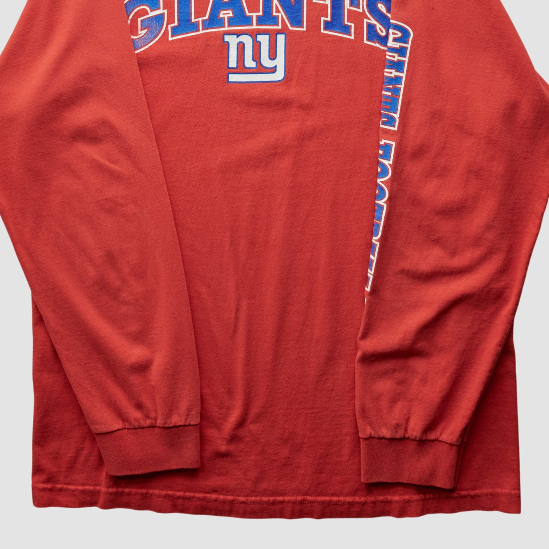 New York Giants NFL 2000s Long Sleeve T-shirt - Red Vintage online