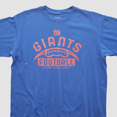 New York Giants Reebok 2000s T-shirt - Blue Vintage for sale