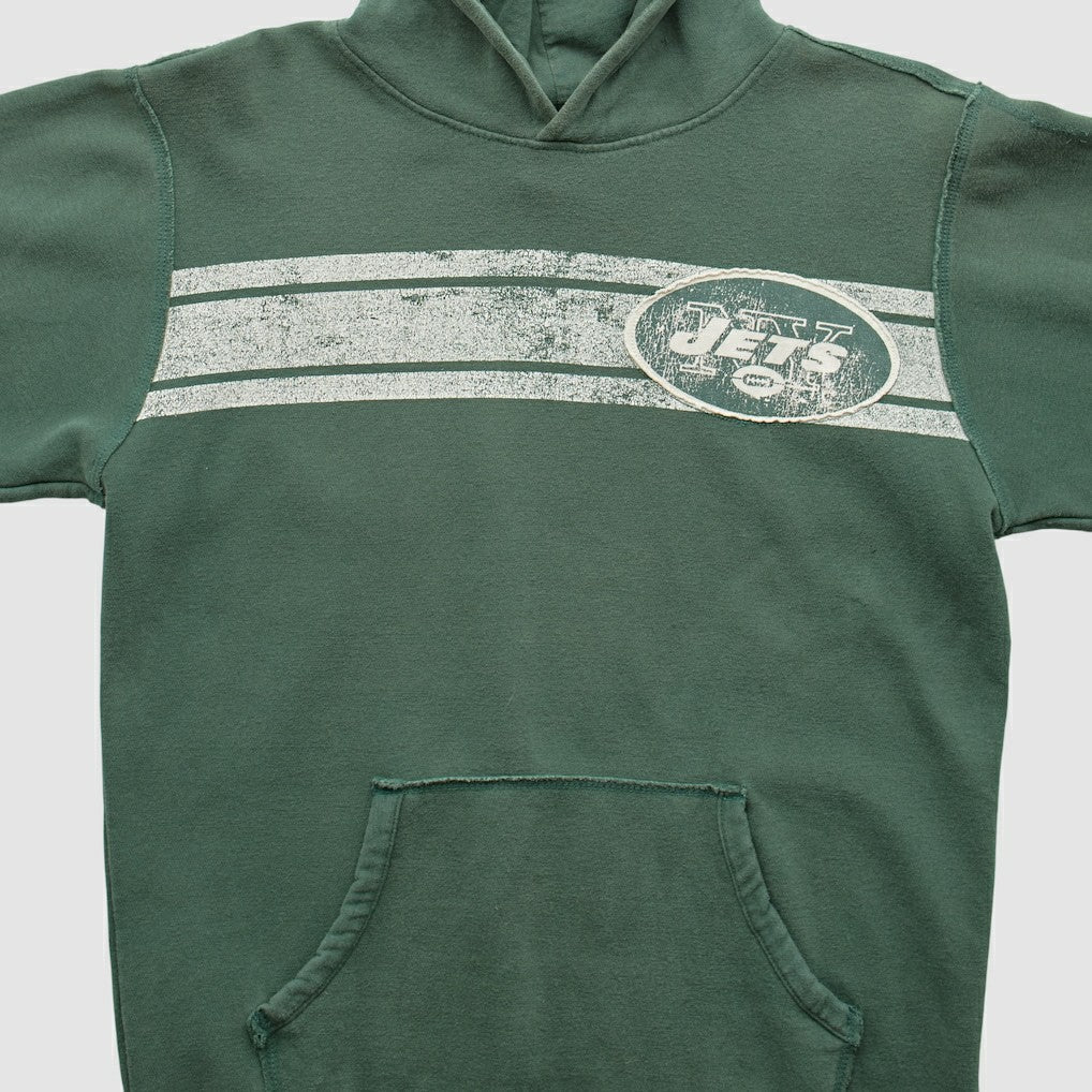 New York Jets 2000s Hooded Pullover Sweatshirt - Green Vintage on sale