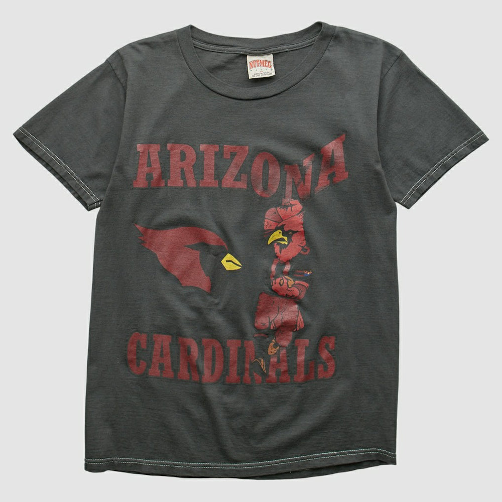 Arizona Cardinals Nutmeg Mills 90s T-shirt - Charcoal Vintage on sale