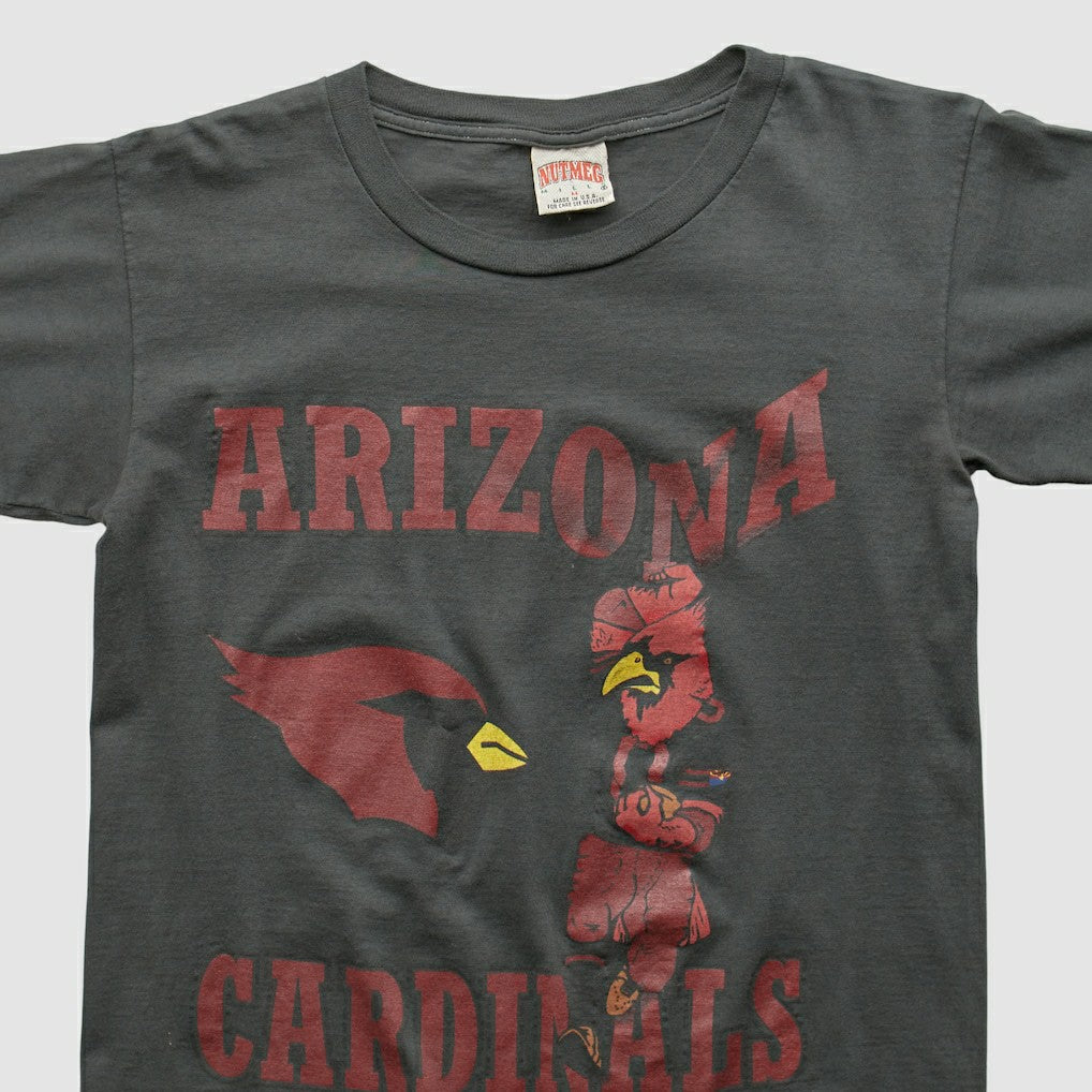 Arizona Cardinals Nutmeg Mills 90s T-shirt - Charcoal Vintage on sale