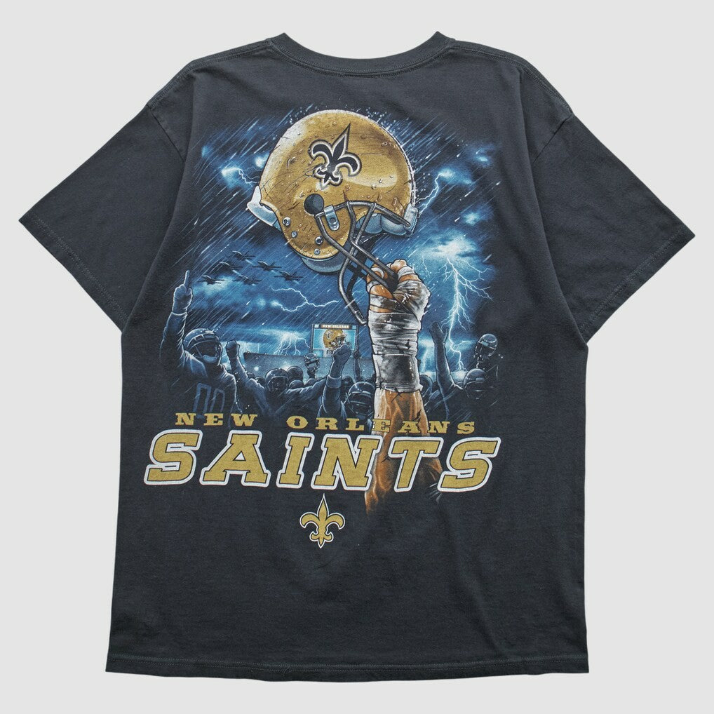 New Orleans Saints NFL 2010s T-shirt - Black Vintage on sale