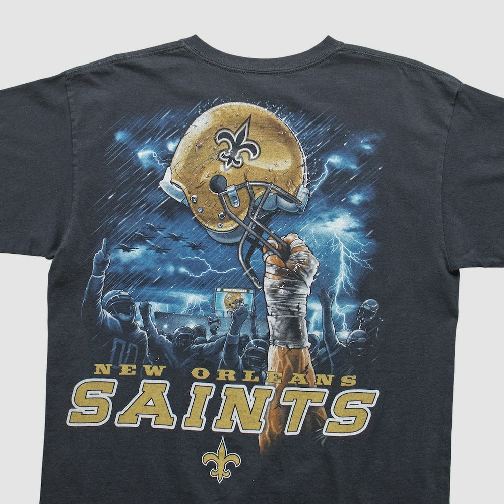 New Orleans Saints NFL 2010s T-shirt - Black Vintage on sale