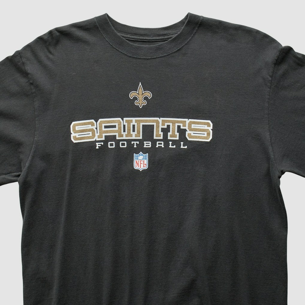 New Orleans Saints 2000s Long Sleeve T-shirt - Black Vintage on sale