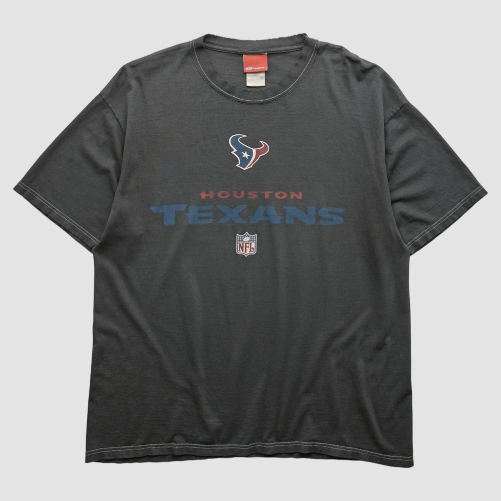 Houston Texans Reebok 2000s T-shirt - Charcoal Vintage on sale