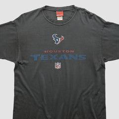 Houston Texans Reebok 2000s T-shirt - Charcoal Vintage on sale