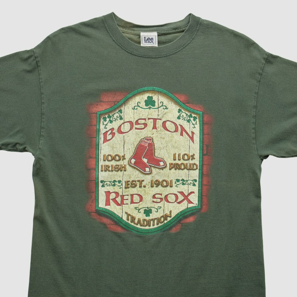Boston Red Sox Lee Apparel 2000s T-shirt Green Vintage