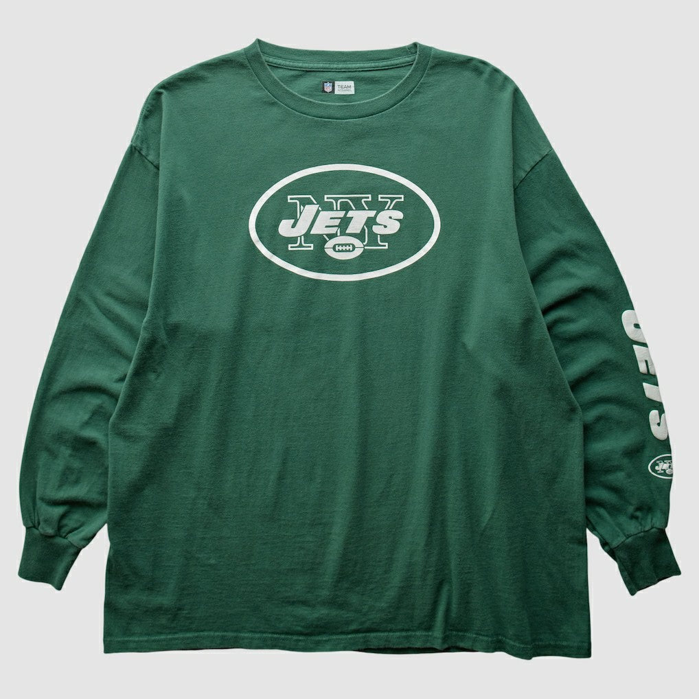 New York Jets 2010s Long Sleeve T-shirt - Green Vintage online