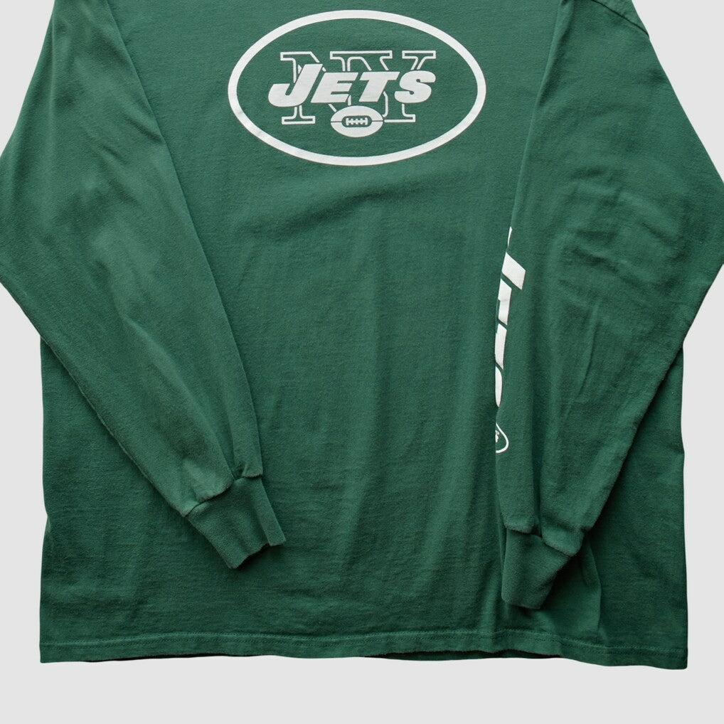 New York Jets 2010s Long Sleeve T-shirt - Green Vintage online