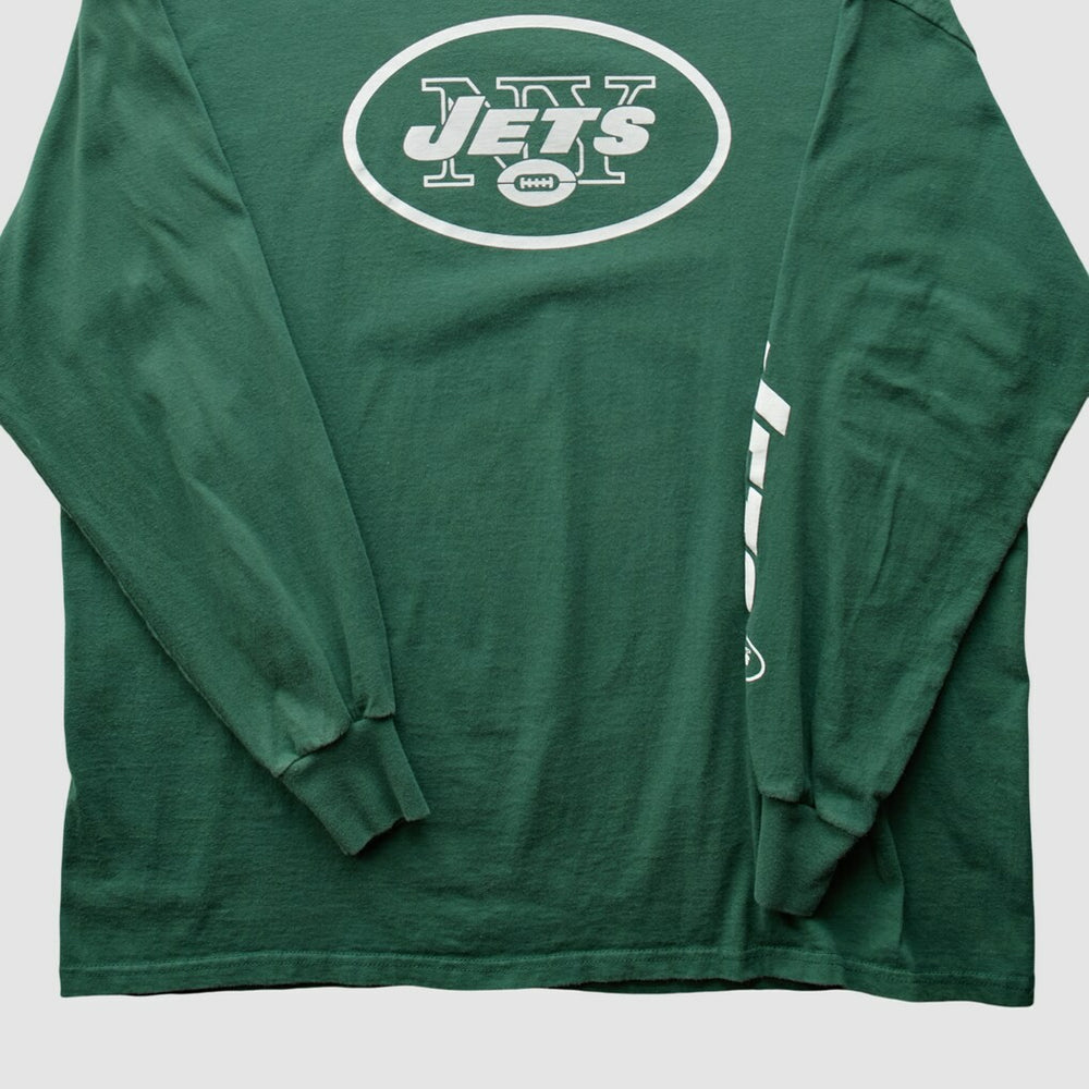 New York Jets 2010s Long Sleeve T-shirt - Green Vintage online