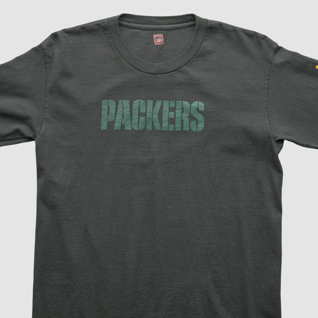 Green Bay Packers NFL 2000s Long Sleeve T-shirt - Charcoal Vintage outlet