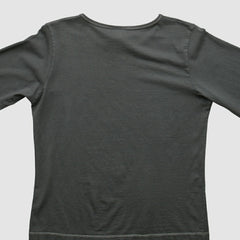 Cleveland Browns NFL 2000s Long Sleeve T-shirt - Charcoal Vintage sale