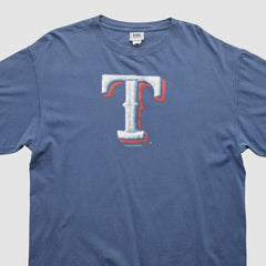 Texas Rangers Lee Apparel 2005 T-shirt Blue Vintage