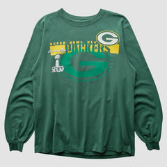 Green Bay Packers 2011 Long Sleeve T-shirt - Green Vintage discount