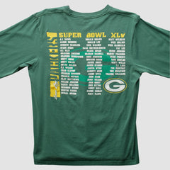 Green Bay Packers 2011 Long Sleeve T-shirt - Green Vintage discount