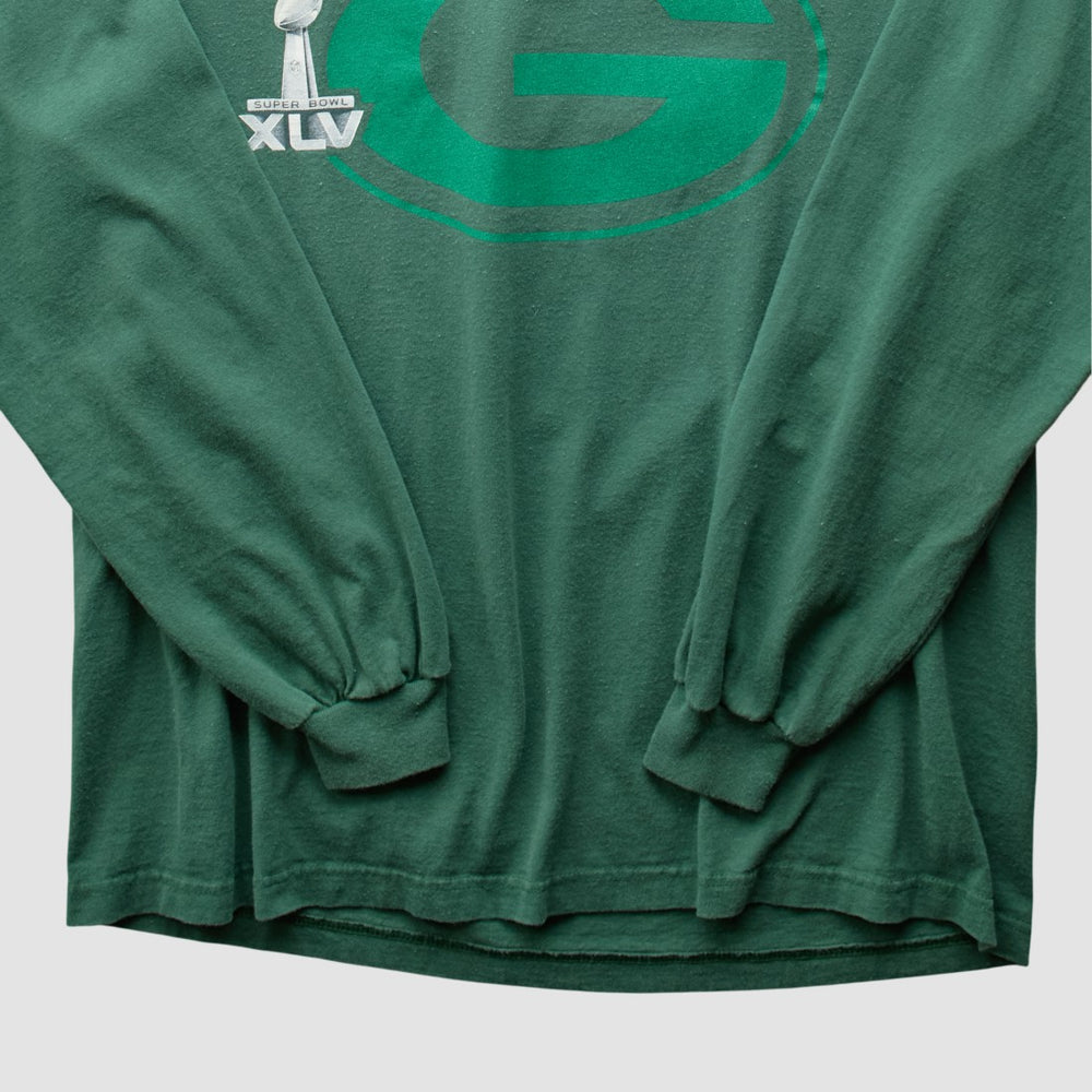 Green Bay Packers 2011 Long Sleeve T-shirt - Green Vintage discount