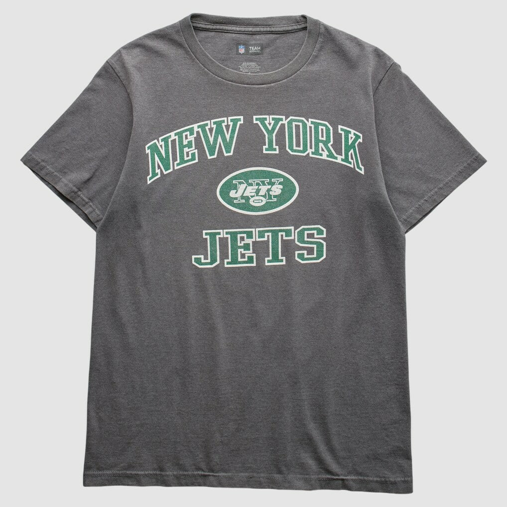 New York Jets NFL 2010s T-shirt - Dark Heather Gray Vintage on sale