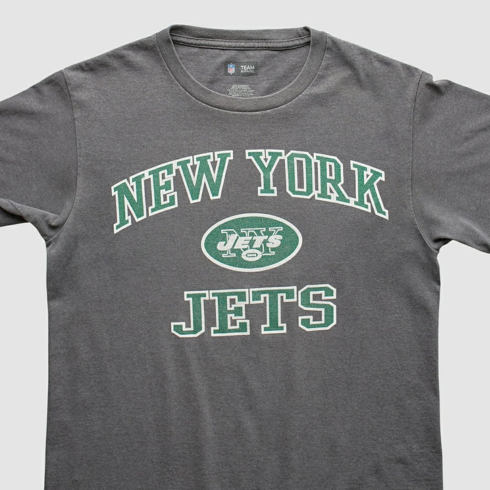 New York Jets NFL 2010s T-shirt - Dark Heather Gray Vintage on sale