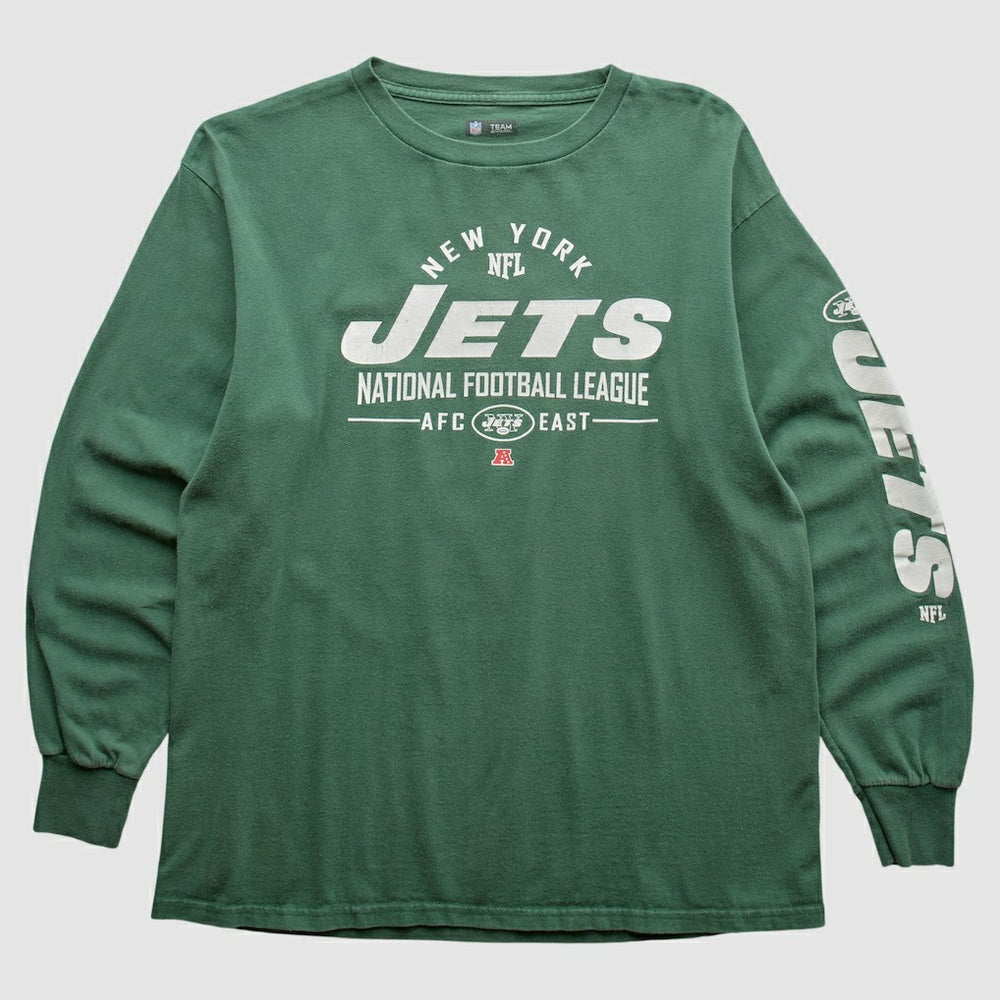 New York Jets 2010s Long Sleeve T-shirt - Green Vintage cheap