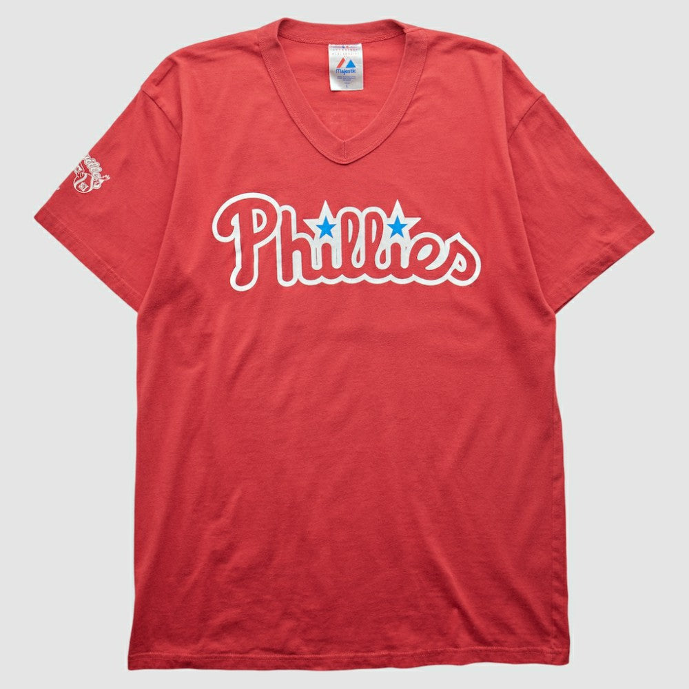 Philadelphia Phillies Majestic 2000s T-shirt Red Vintage