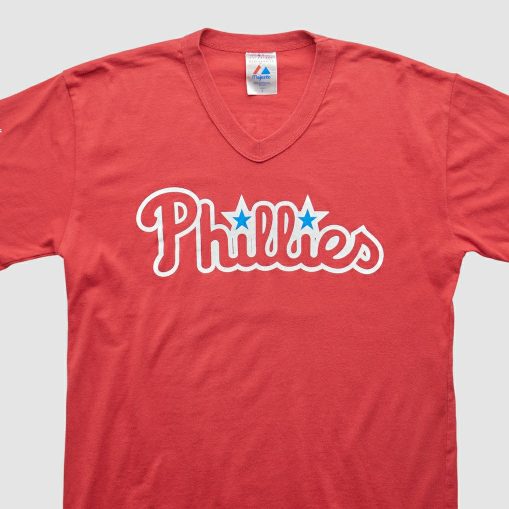 Philadelphia Phillies Majestic 2000s T-shirt Red Vintage