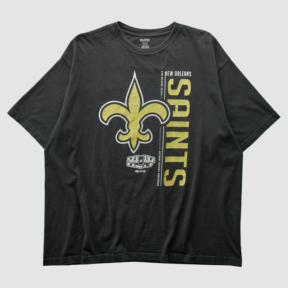 New Orleans Saints Reebok 2010 T-shirt - Black Vintage online