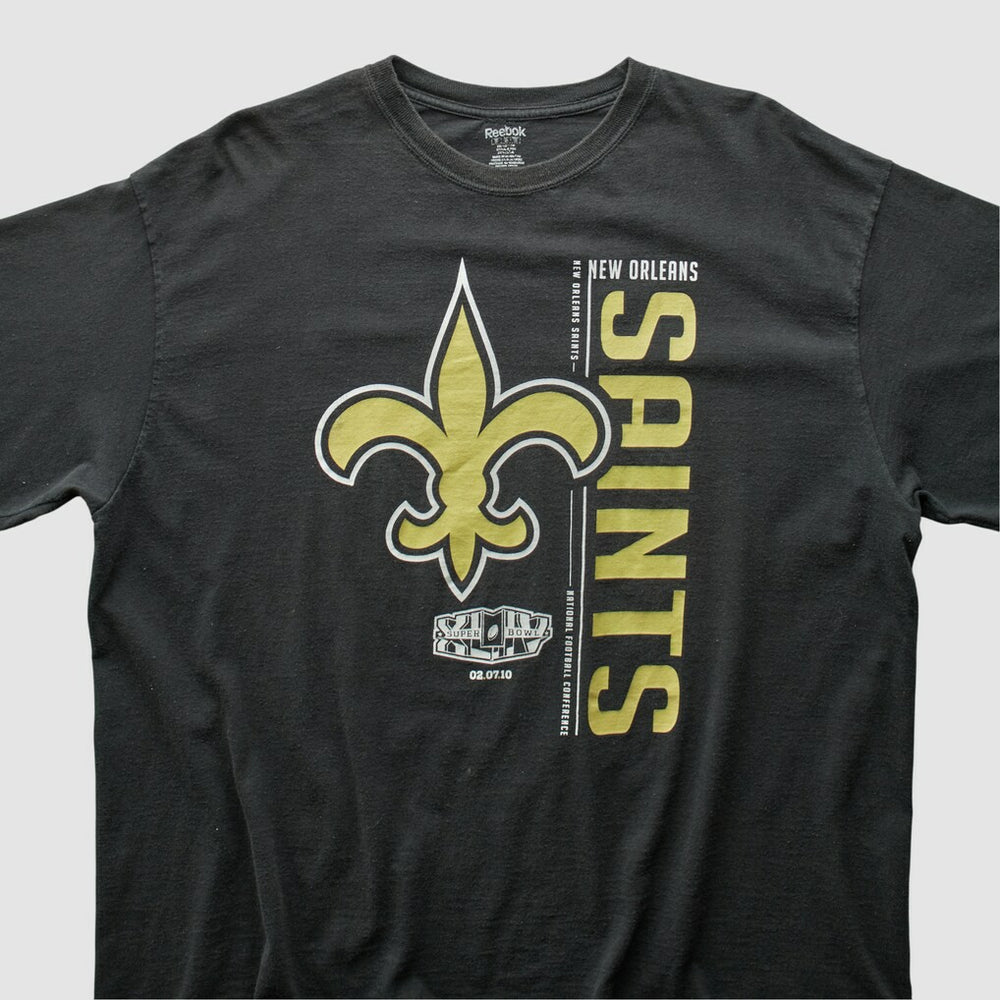 New Orleans Saints Reebok 2010 T-shirt - Black Vintage online