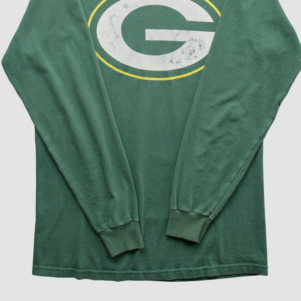 Green Bay Packers Reebok 2000s Long Sleeve T-shirt - Green Vintage discount