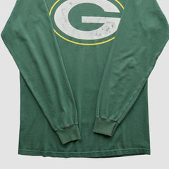 Green Bay Packers Reebok 2000s Long Sleeve T-shirt - Green Vintage discount