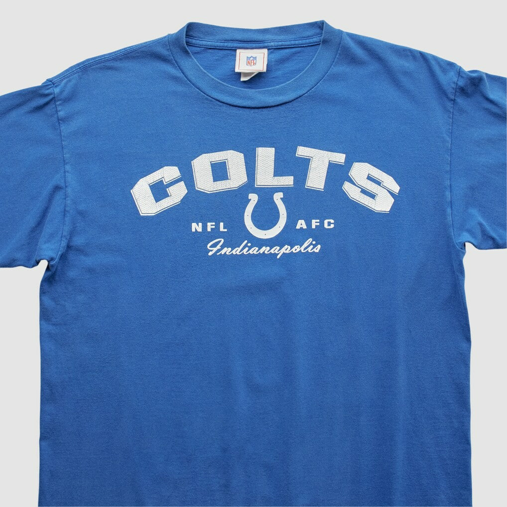 Indianapolis Colts NFL 2000s Long Sleeve T-shirt - Blue Vintage discount