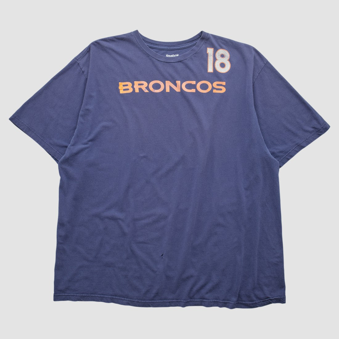 Denver Broncos Reebok 2010s T-shirt - Navy Vintage outlet
