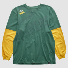Green Bay Packers 2000s Long Sleeve T-shirt - Green Vintage on sale