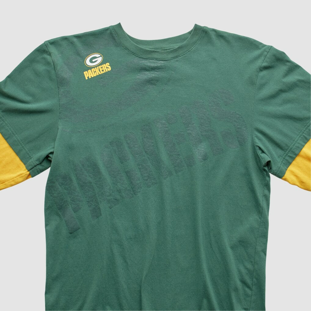 Green Bay Packers 2000s Long Sleeve T-shirt - Green Vintage on sale