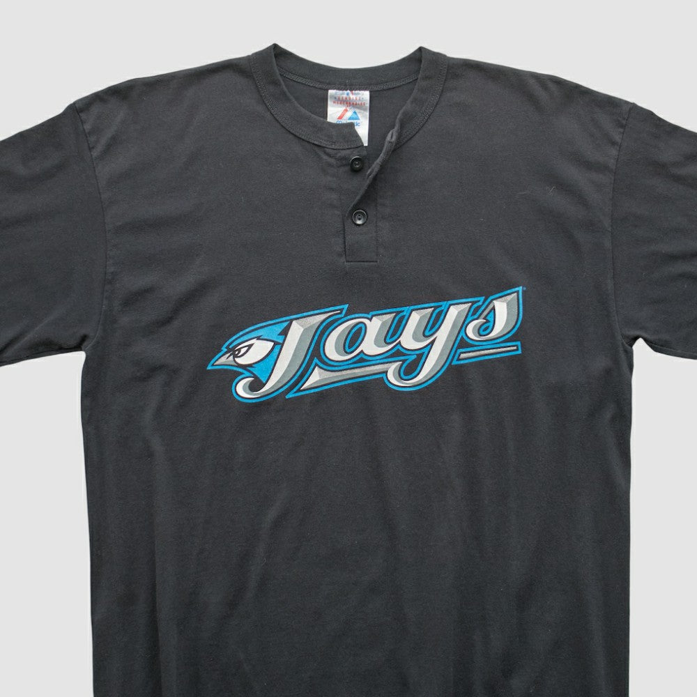 Toronto Blue Jays Majestic 2000s T-shirt Black Vintage