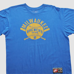 Milwaukee Brewers 2000s T-shirt Blue Vintage