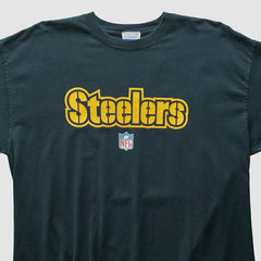 Pittsburgh Steelers Reebok 2000s Long Sleeve T-shirt - Black Vintage on sale