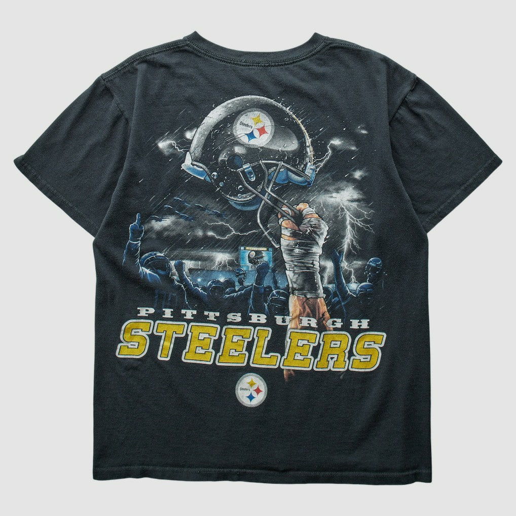 Pittsburgh Steelers 2000s T-shirt - Black Vintage cheap